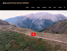 Tablet Screenshot of leadvilleraceseries.com